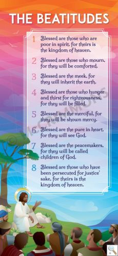 The Beatitudes - Lectern Frontal LFRM07