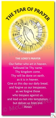 Year of Prayer: Cerise Roller Banner - RBTYP24C