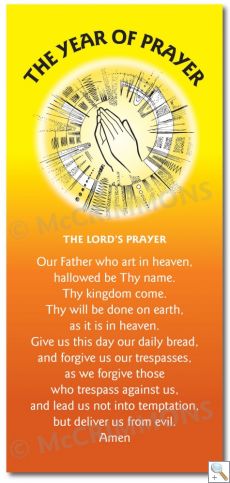 Year of Prayer: Orange Roller Banner - RBTYP24O