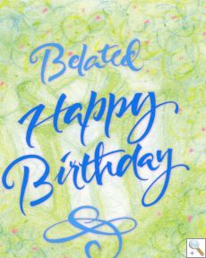 Belated Birthday Card (CA5166)