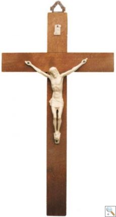 Crucifix with Plastic Corpus 10'' (CBC10642)