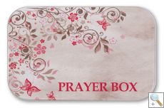 Tin Prayer Box: Floral (CBC46101)