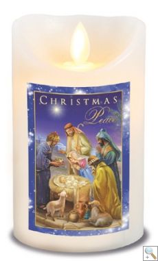 LED Candle: Nativity (CBC86698)