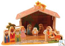 Wooden Nativity Set (CBC89382)