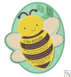 Wooden Prayer Plaque: The Bee-Attitudes (CBCAG56786)