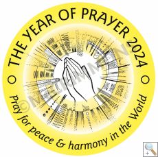 Year of Prayer Circular Display Board