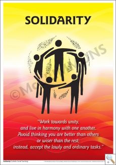 Catholic Social Teaching: Solidarity Poster 