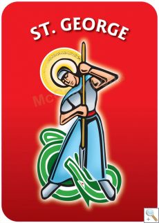 National Saints Set of 4 - A2 or A3 Display Boards