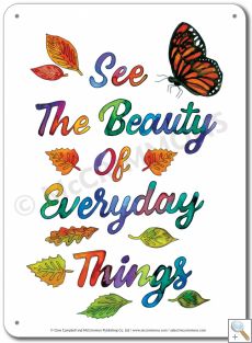 What is Beauty: See the beauty of everyday things - Display Board 668