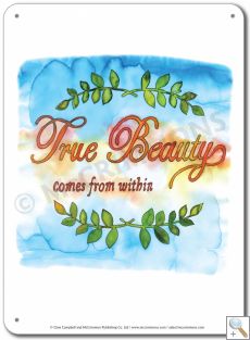 What is Beauty: True beauty comes from within - Display Board 669