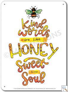 What is Beauty: Kind words are like honey, sweet to the soul - Display Board 674