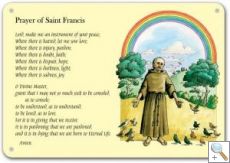 Prayer of Saint Francis - A2 Dibond Display Board SPF