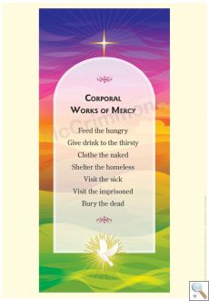 Corporal Works of Mercy - A3 Poster PB1626