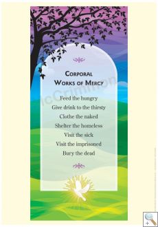 Corporal Works of Mercy - A3 Poster PB1627