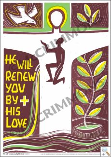 He will renew you by His Love - A3 Poster PB2039