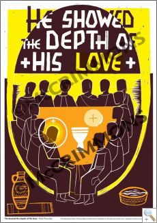 He showed the depth of His love - A3 Poster PB2042
