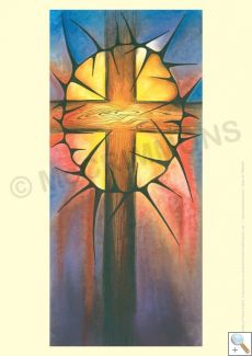 Cross and Crown of Thorns Poster