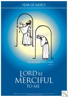 God be merciful to me - Year of Mercy Poster