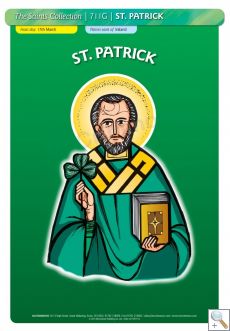 St. Patrick - A3 Poster (STP711G)