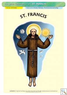St. Francis of Assisi - A3 Poster (STP718)