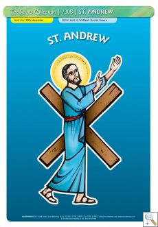 St. Andrew - Poster A3 (STP730B)