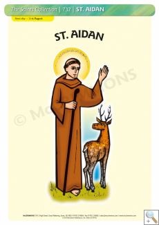 St. Aidan - Poster A3 (STP732)