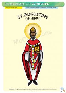 St. Augustine of Hippo - A3 Poster (STP737)