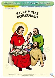 St. Charles Borromeo - A3 Poster (STP740)
