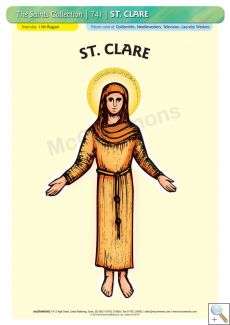 St. Clare - A3 Poster (STP741)