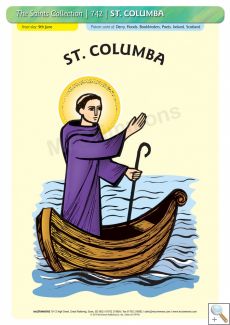 St. Columba - A3 Poster (STP742)