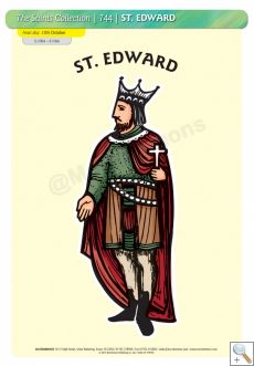 St. Edward - A3 Poster (STP744)