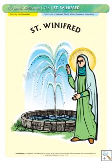 St. Winifred - A3 Poster (STP756)
