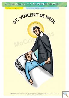 St. Vincent de Paul - A3 Poster (STP757)