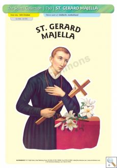 St. Gerard Majella - A3 Poster (STP760)