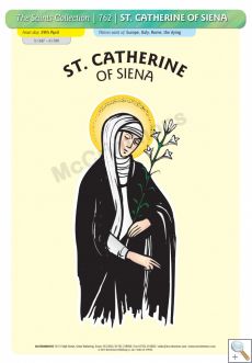 St. Catherine of Siena - A3 Poster (STP762)