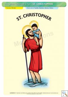 St. Christopher - A3 Poster (STP763)