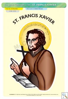 St. Francis Xavier - Poster A3 (STP796)