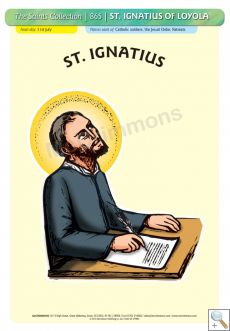 St. Ignatius of Loyola - A3 Poster (STP865)