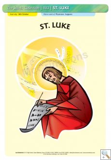St. Luke - A3 Poster (STP883)