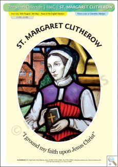 St. Margaret Clitherow- Poster A3 (STP886C)