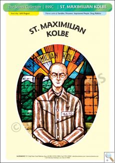 St. Maximilian Kolbe- Poster A3 (STP899C) 