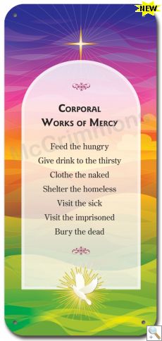 Corporal Works of Mercy - Display Board 1626