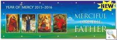 Merciful like the Father -  Year of Mercy PVC Banner PVLYM6